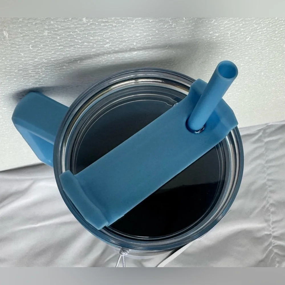 Blue Travel cup  with Bear Design